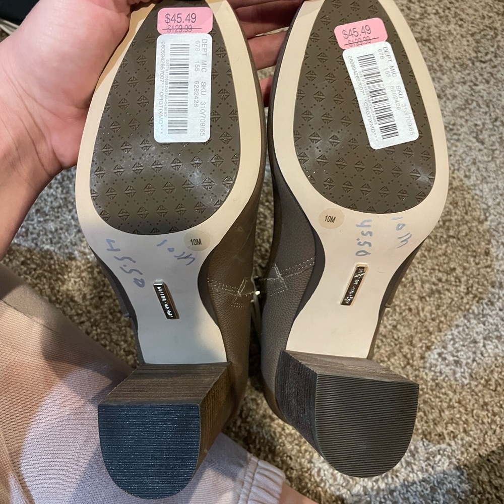 Brand new lighter brown boots. - Picture 3 of 5